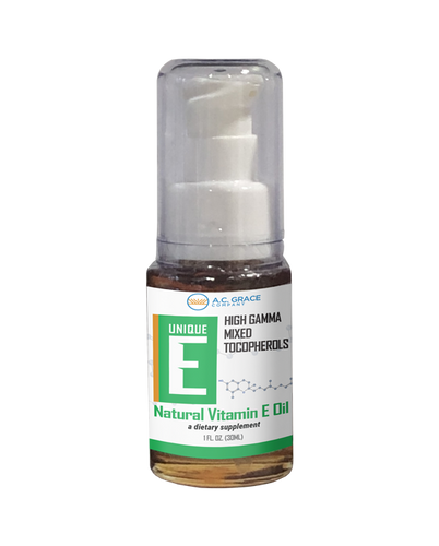 UNIQUE E High Gamma Mixed Tocopherol Oil 1 fl oz.