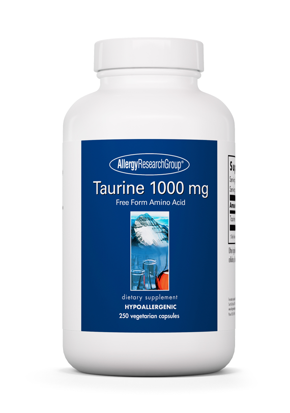 Taurine 1000 mg 250 Capsules.