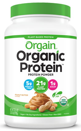 Organic Protein Powder Plant Based Peanut Butter 20 Servings.