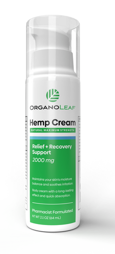 Hemp Body Cream Pump 2000 mg 2.1 oz.