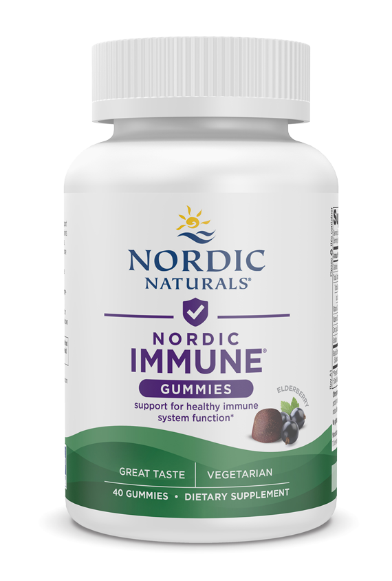 Nordic Immune® Elderberry 40 Gummies.