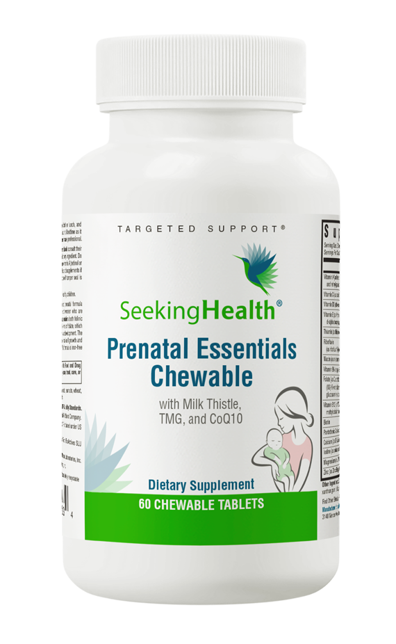 Prenatal Essentials Chewable 60 Tablets.