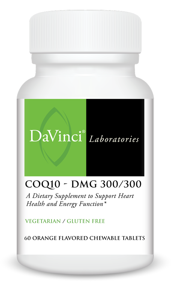 COQ10 - DMG 300/300 Orange 60 Tablets.