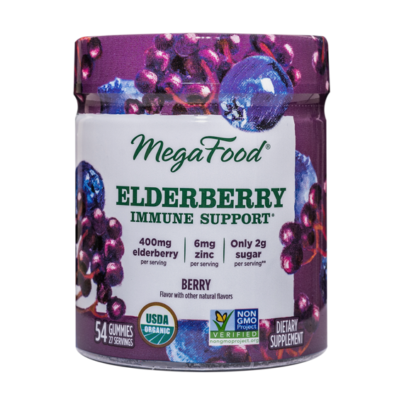 Elderberry Immune Support 54 Gummies.