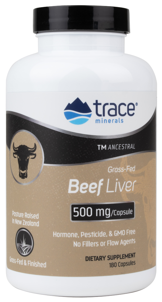 Beef Liver 500 mg 180 Capsules.