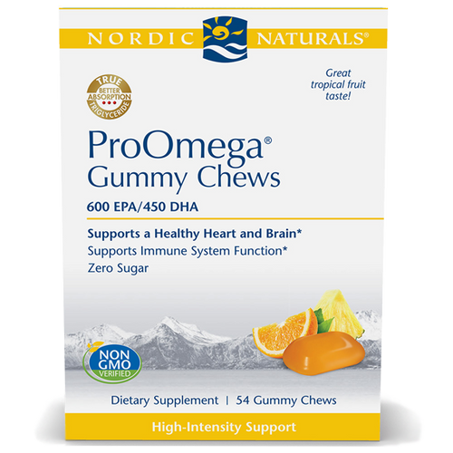 ProOmega® Tropical Fruit 54 Gummy Chews.