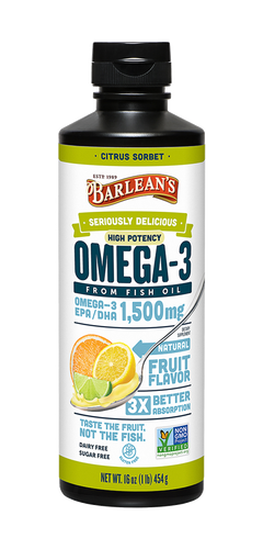 Seriously Delicious High Potency Omega-3 Citrus Sorbet 16 oz.