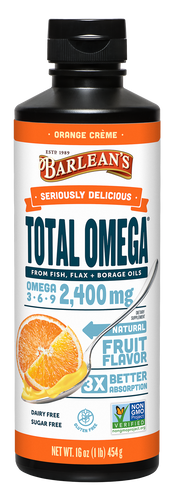 Seriously Delicious Total Omega Orange Creme 16 oz.