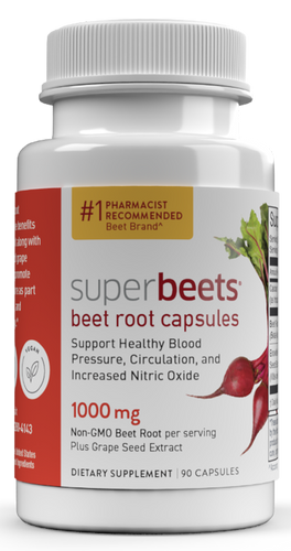 SuperBeets 1000 mg 90 Capsules.