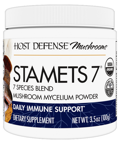 Stamets 7® Mushroom Mycelium Powder 66 Servings.