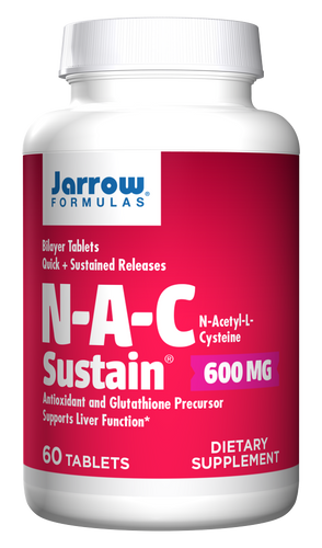 NAC Sustain 600 mg 60 Tablets.