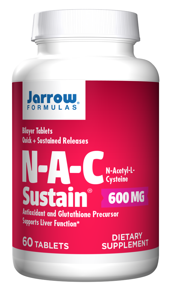 NAC Sustain 600 mg 60 Tablets.