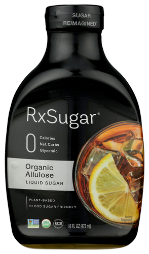 RxSugar® Organic Allulose Liquid Sugar 16 fl oz.