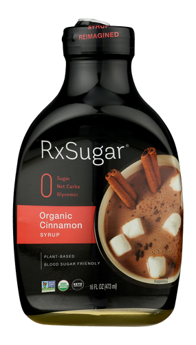 RxSugar® Organic Cinnamon Syrup 16 fl oz.