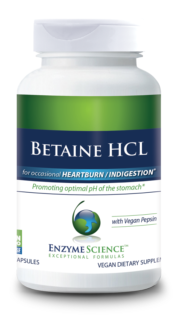 Betaine HCL 120 Capsules.