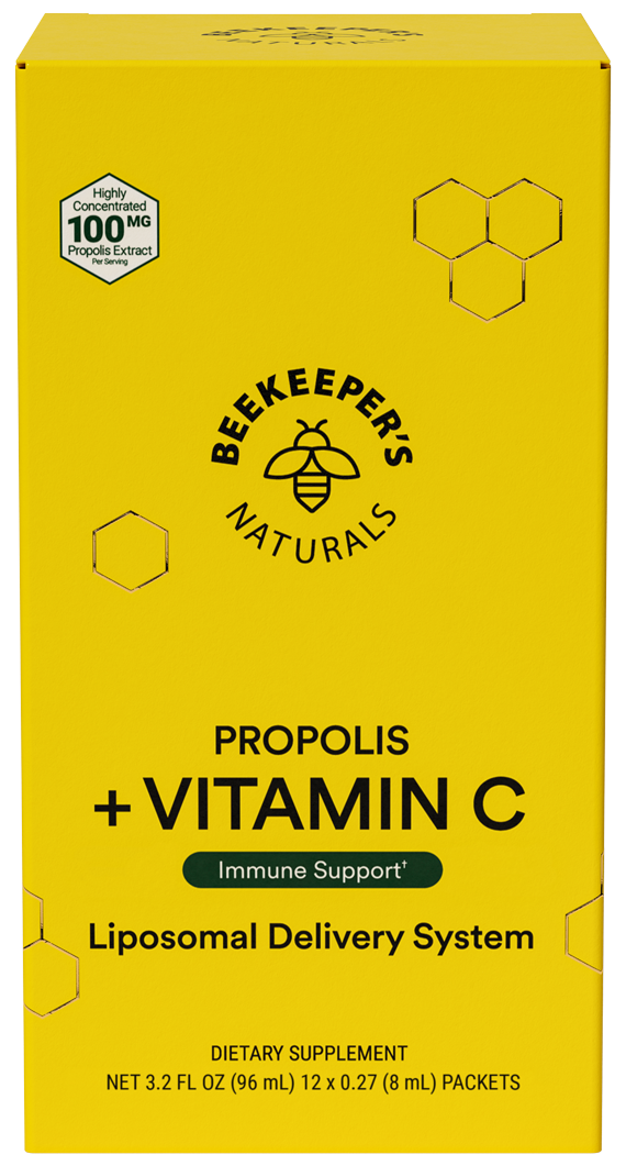 Propolis + Vitamin C 12 Packets.