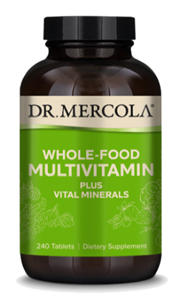 Whole-Food Multivitamin Plus Vital Minerals 240 Tablets.