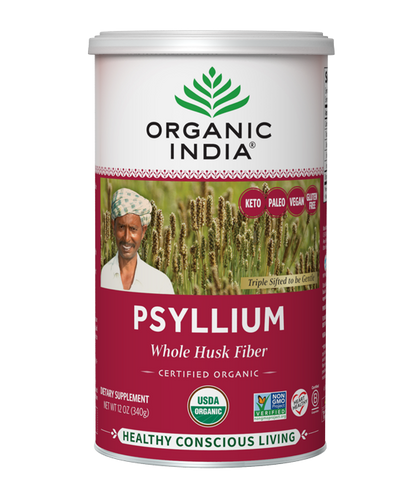 Psyllium Organic Whole Husk Fiber 68 Servings.
