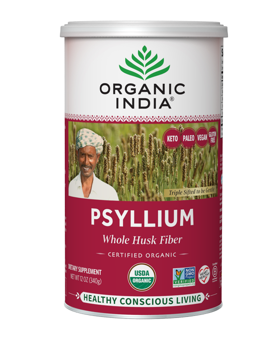 Psyllium Organic Whole Husk Fiber 68 Servings.