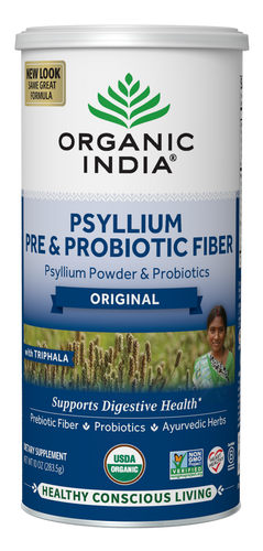 Psyllium Pre & Probiotic Fiber 56 Servings.