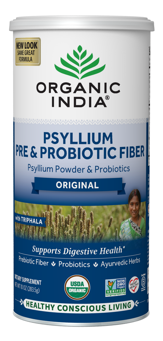 Psyllium Pre & Probiotic Fiber 56 Servings.